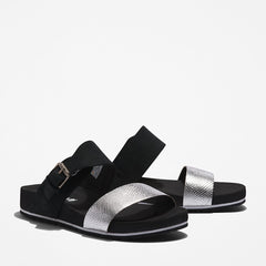 Malibu Waves Slide Sandal for Women in Black Timberland Discount