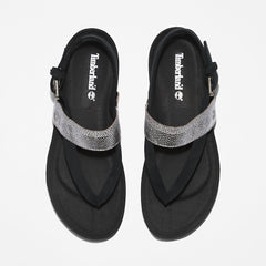 Malibu Beach Flip-Flop Sandal for Women in Black Timberland On Sale