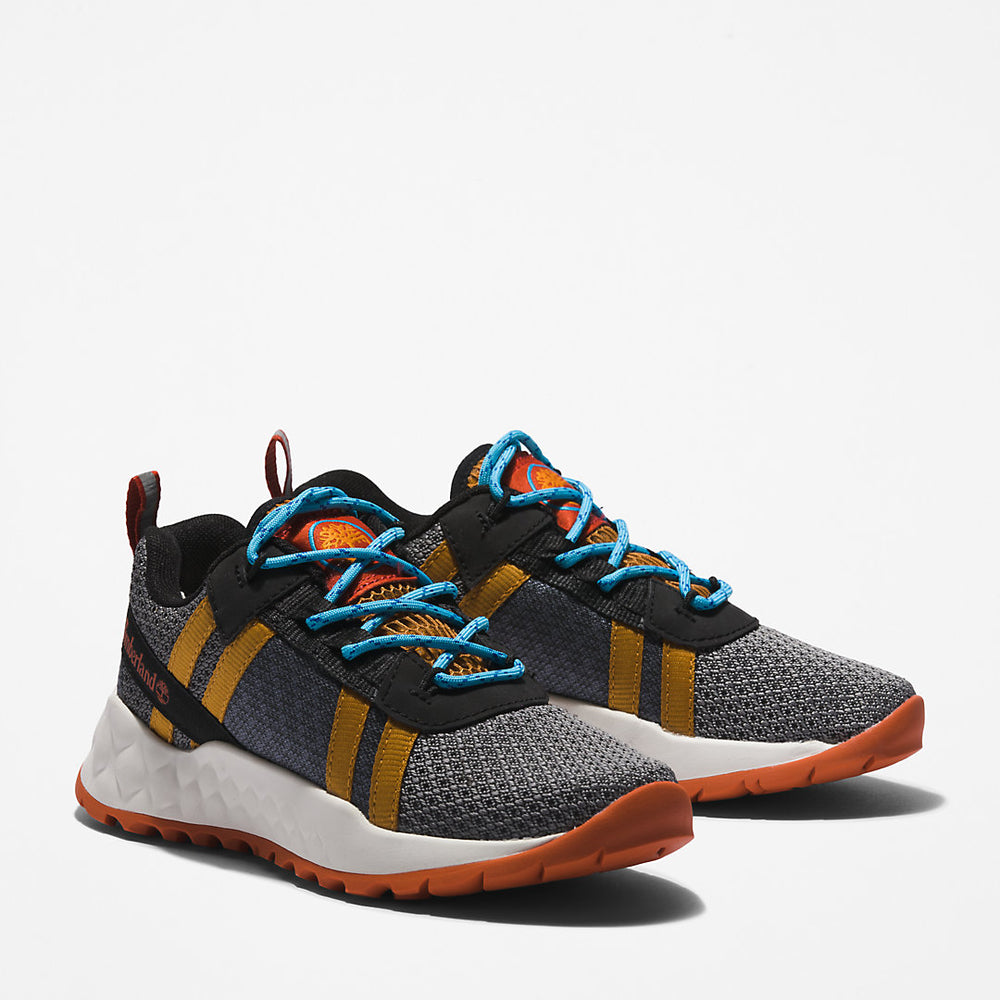 GreenStride™ Solar Wave Trainer for Junior in Grey Timberland On Sale