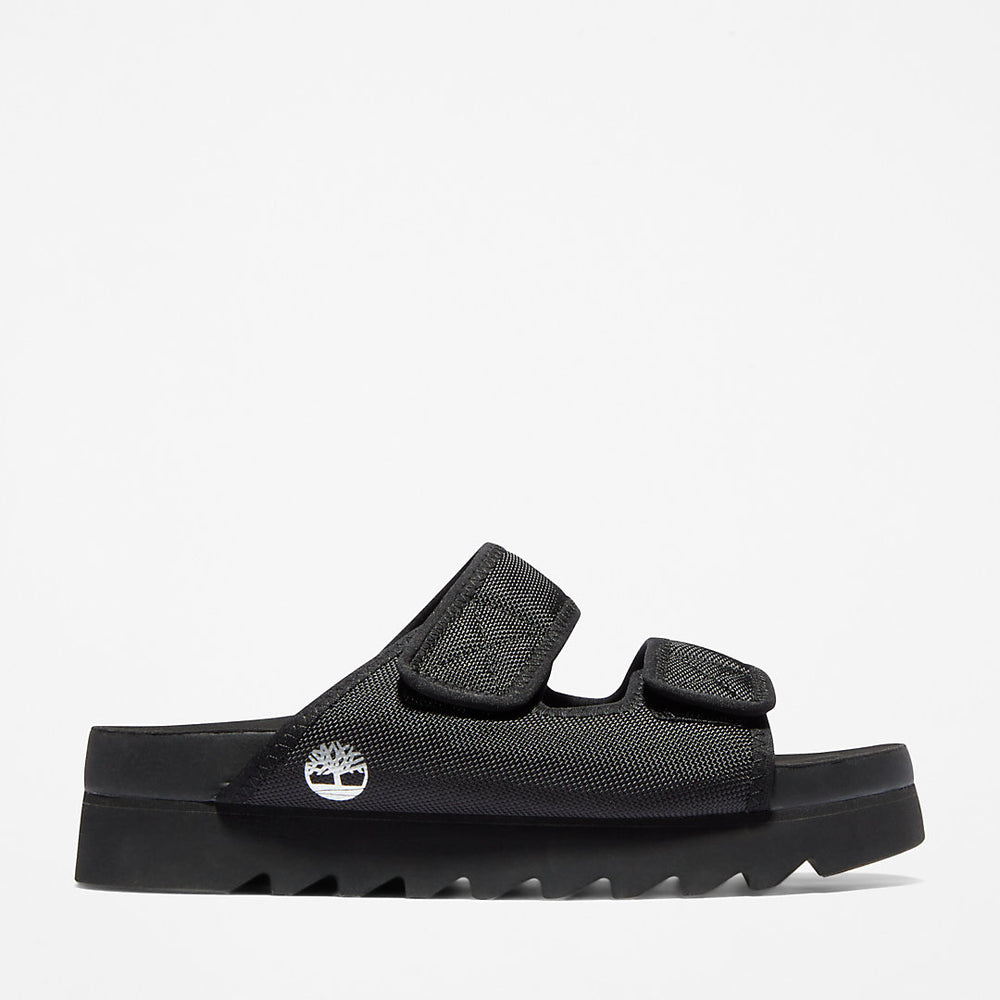 Santa Monica Sunrise Slide Sandal for Women in Black Timberland Outlet