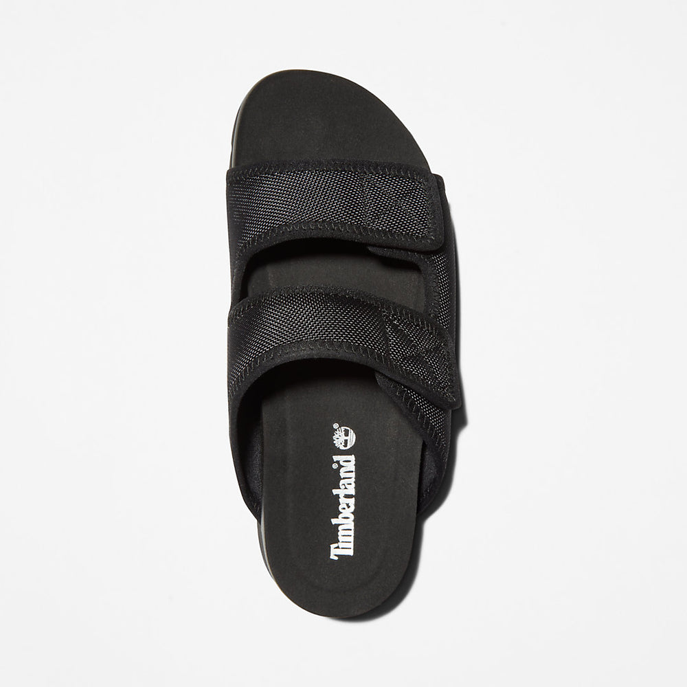 Santa Monica Sunrise Slide Sandal for Women in Black Timberland Outlet