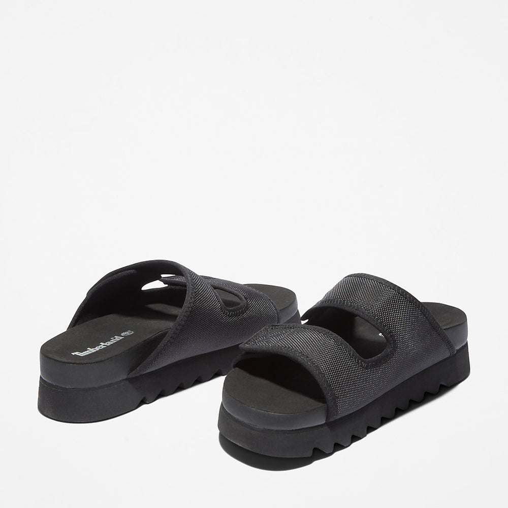 Santa Monica Sunrise Slide Sandal for Women in Black Timberland Outlet