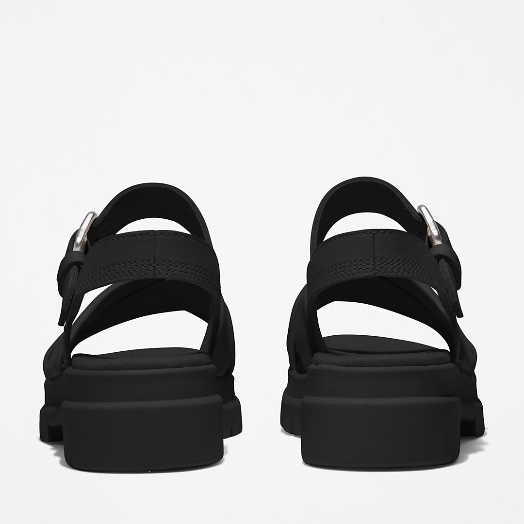 London Vibe Ankle-strap Sandal for Women in Black Timberland Discount