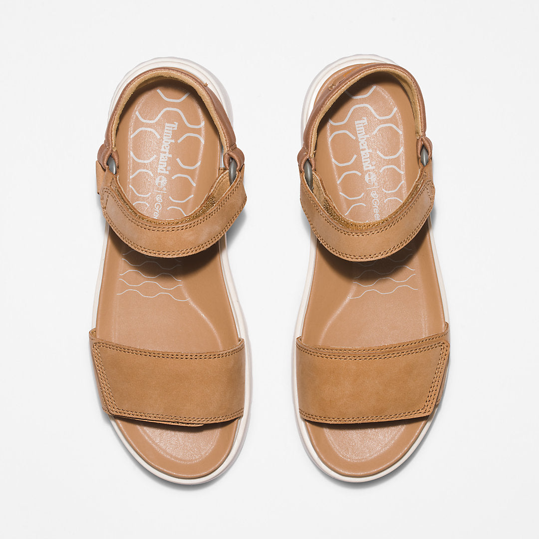 Ray City Ankle Strap Sandal for Women in Brown Timberland US