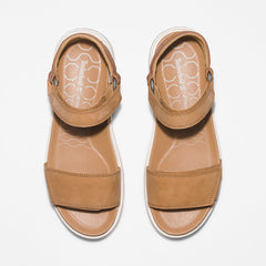 Ray City Ankle Strap Sandal for Women in Brown Timberland US