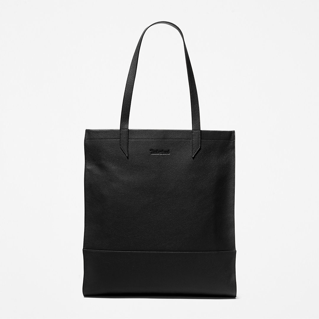 Large Contemporary Leather Tote for Women in Black Timberland Sale