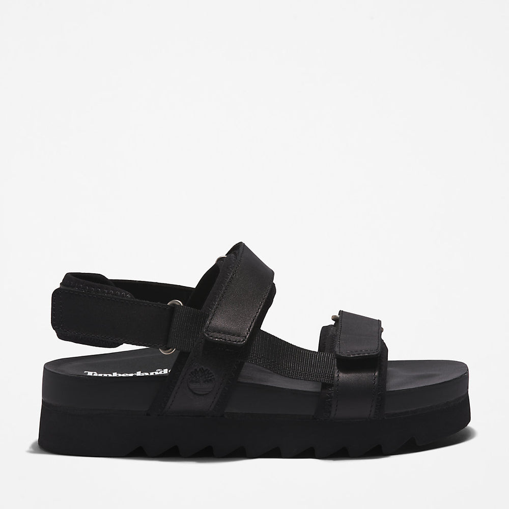 Santa Monica Sunrise Sandal for Women in Black Timberland On Sale
