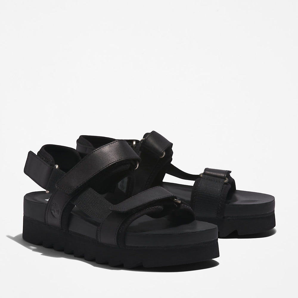 Santa Monica Sunrise Sandal for Women in Black Timberland On Sale
