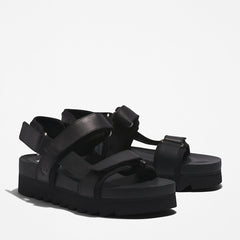 Santa Monica Sunrise Sandal for Women in Black Timberland On Sale