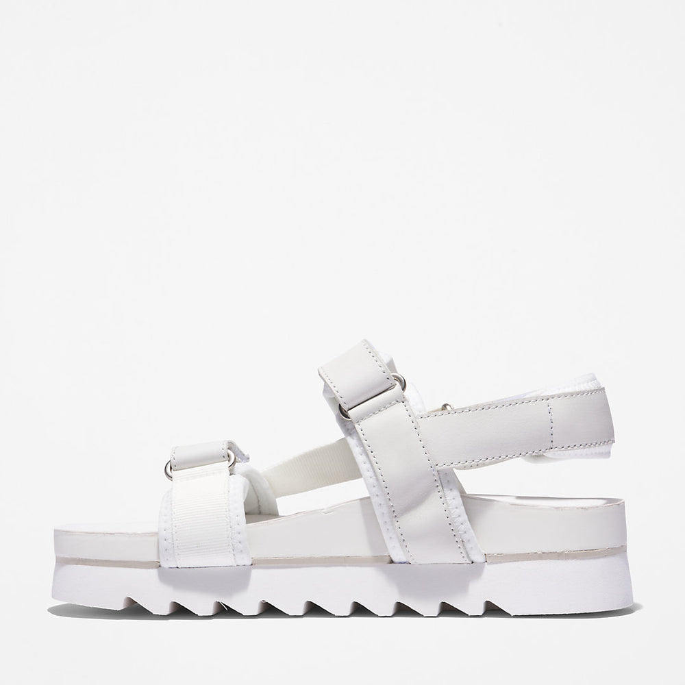 Santa Monica Sunrise Sandal for Women in White Timberland For Sale