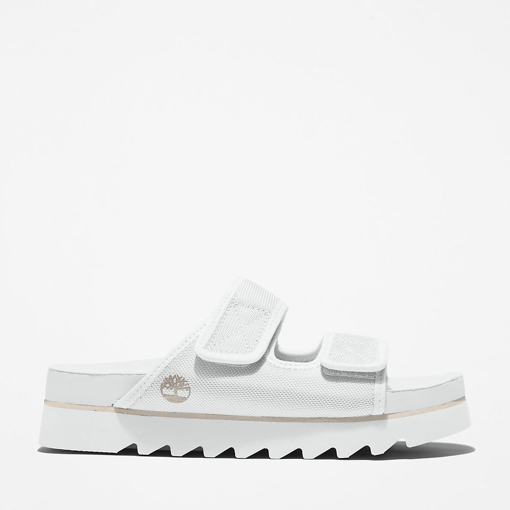 Santa Monica Sunrise Double-Strap Sandal for Women in White Timberland On Sale