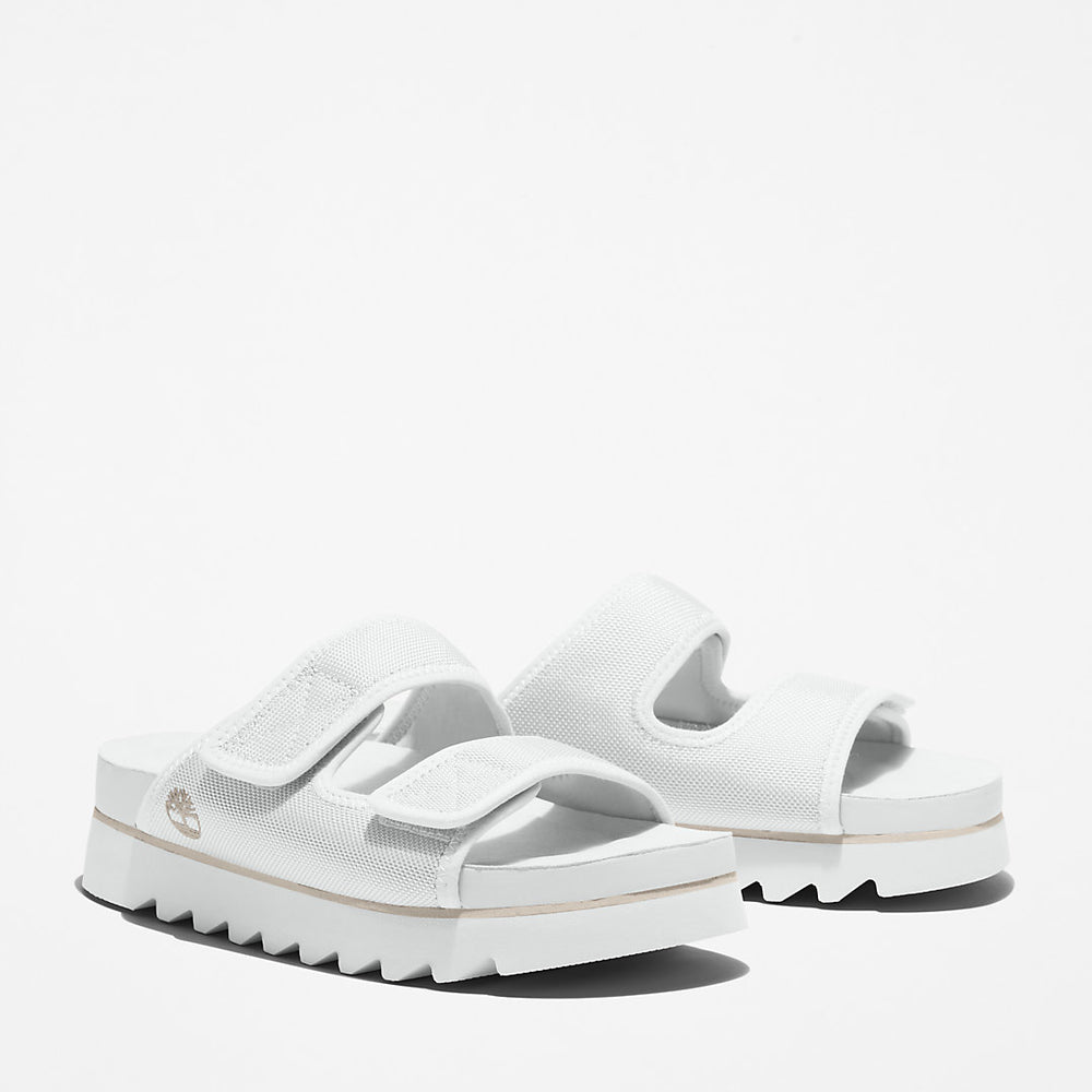 Santa Monica Sunrise Double-Strap Sandal for Women in White Timberland On Sale