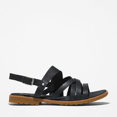 Chicago Riverside Backstrap Sandal for Women in Black Timberland Outlet