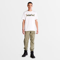 Camo-Logo T-Shirt for Men in White Timberland Online