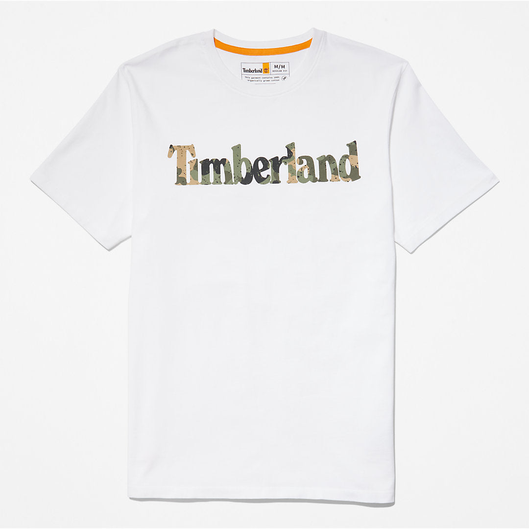 Camo-Logo T-Shirt for Men in White Timberland Online