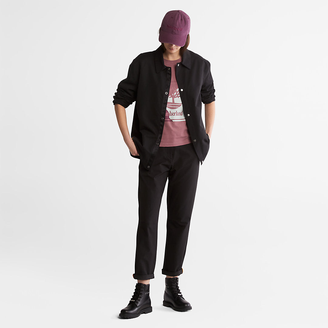 Logo Graphic T-Shirt for Women in Pink Timberland Online