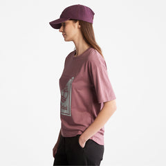 Logo Graphic T-Shirt for Women in Pink Timberland Online