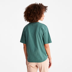 Logo Graphic T-Shirt for Women in Teal Timberland Sale