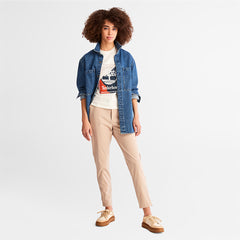 Logo Graphic T-Shirt for Women in White Timberland Discount