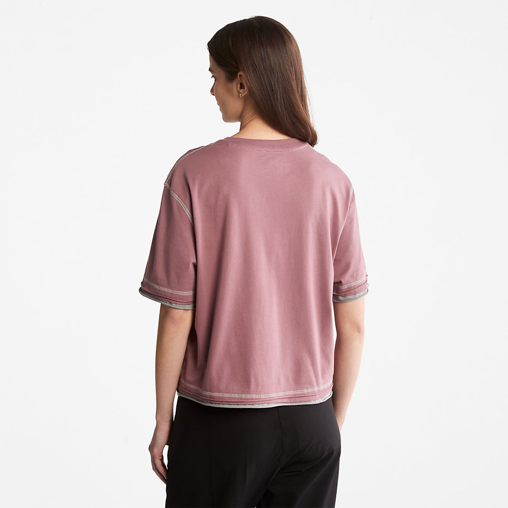 Anti-Odour Supima® Cotton T-Shirt for Women in Pink Timberland Online
