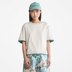 Anti-Odour Supima® Cotton T-Shirt for Women in White Timberland Sale