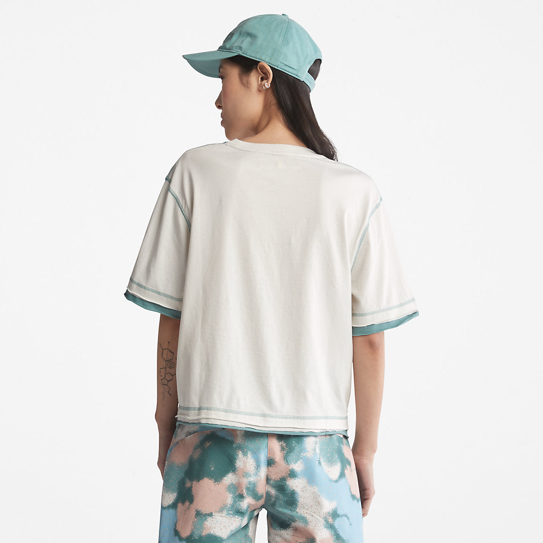 Anti-Odour Supima® Cotton T-Shirt for Women in White Timberland Sale