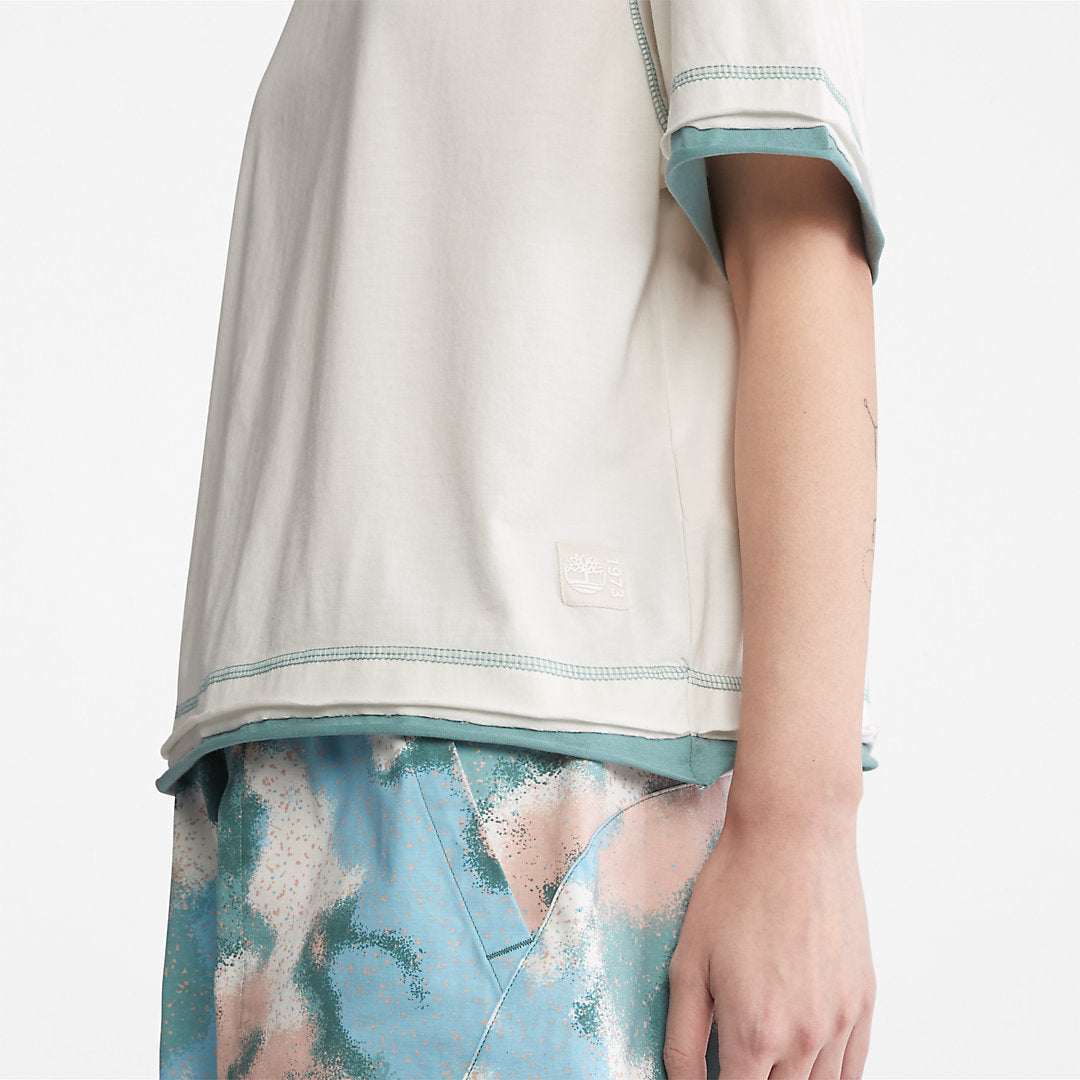 Anti-Odour Supima® Cotton T-Shirt for Women in White Timberland Sale