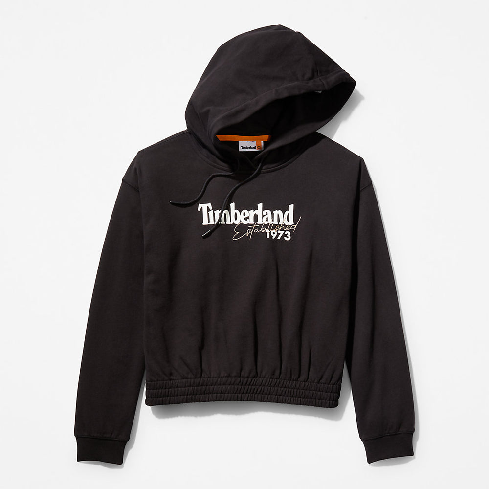 Established 1973 Logo Hoodie for Women in Black Timberland For Sale