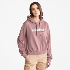 Established 1973 Logo Hoodie for Women in Pink Timberland Online