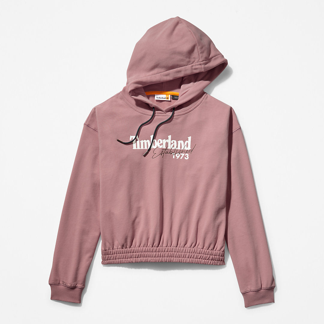 Established 1973 Logo Hoodie for Women in Pink Timberland Online