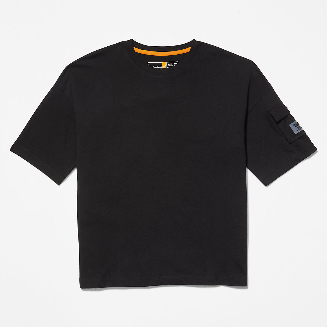 Progressive Utility Pocket T-Shirt for Women in Black Timberland US