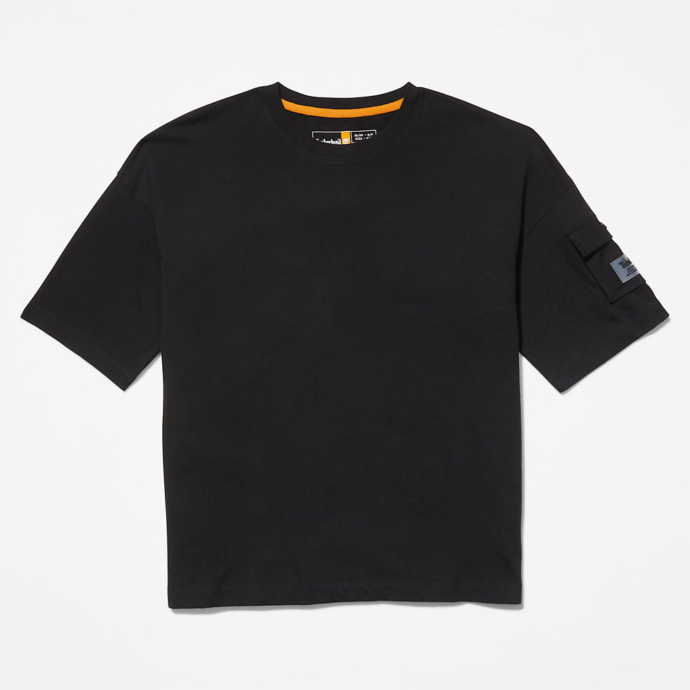 Progressive Utility Pocket T-Shirt for Women in Black Timberland US