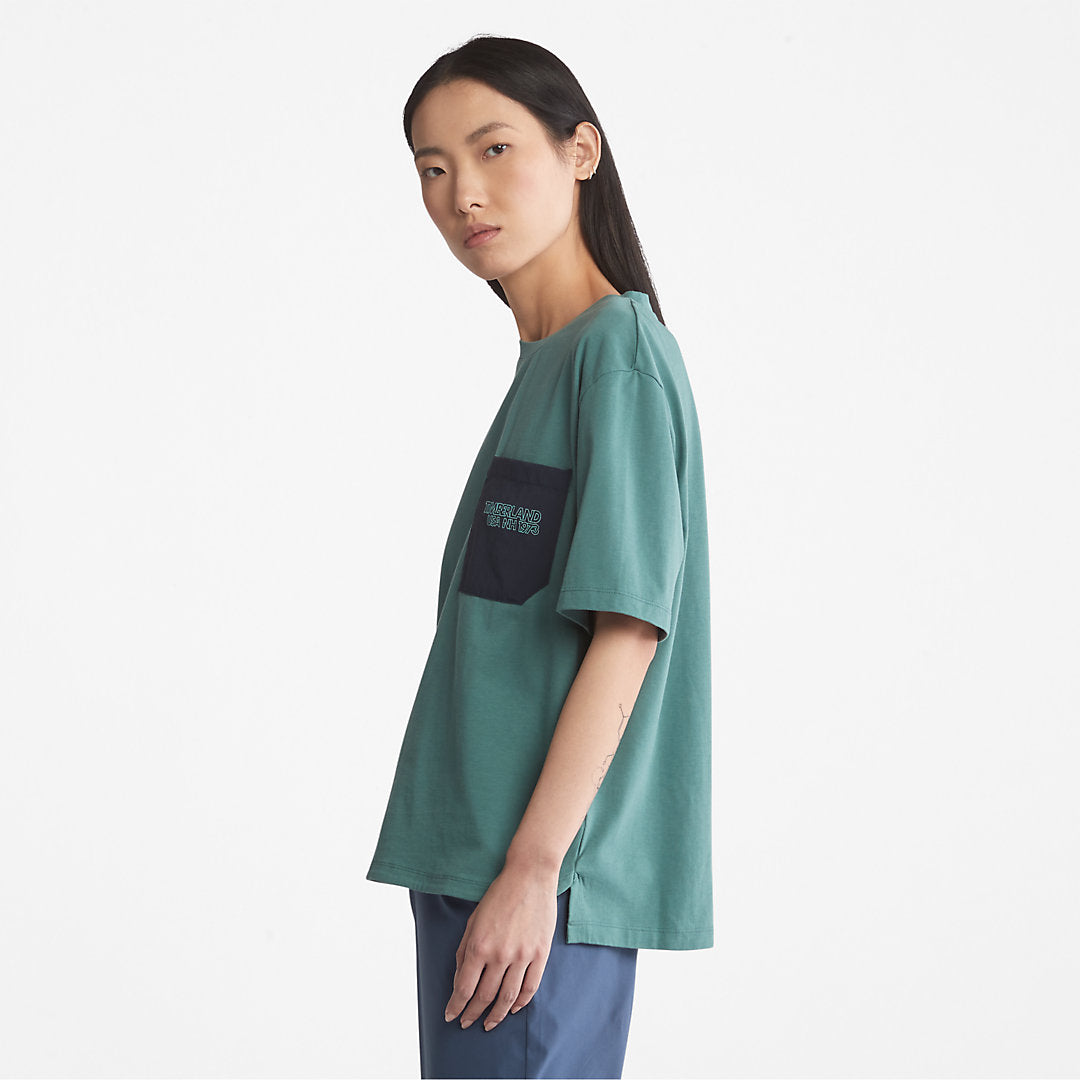 TimberCHILL™ Pocket T-Shirt for Women in Teal Timberland For Sale