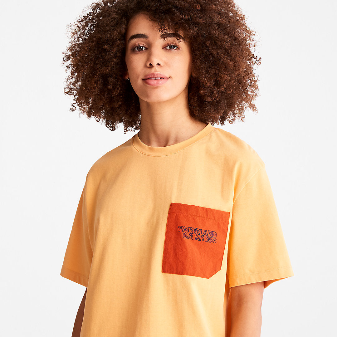 TimberCHILL™ Pocket T-Shirt for Women in Orange Timberland Outlet