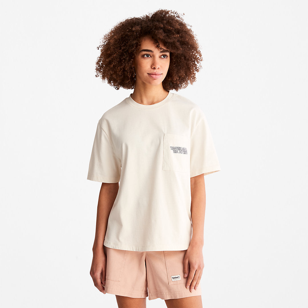 TimberCHILL™ Pocket T-Shirt for Women in White Timberland Online