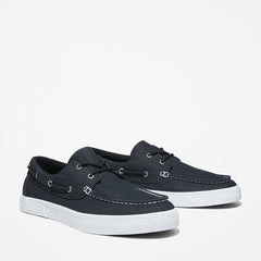 Union Wharf 2.0 EK+ Boat Shoe for Men in Black Timberland On Sale