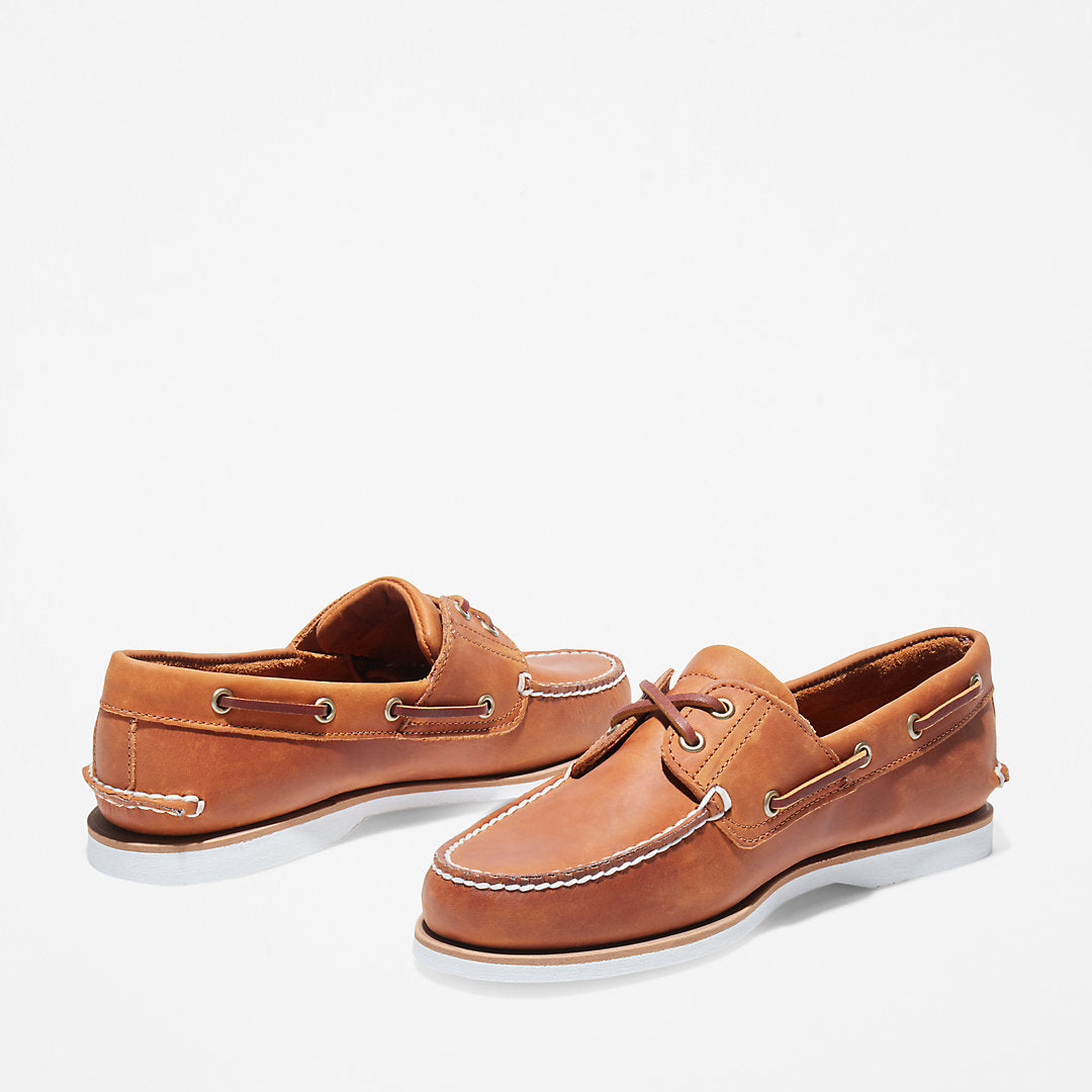 Classic Boat Shoe for Men in Orange Timberland For Sale