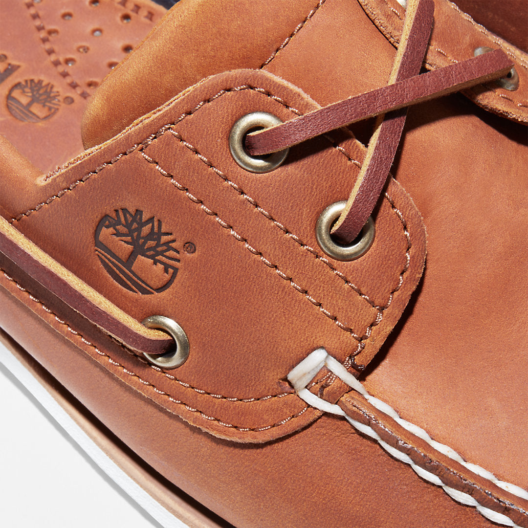 Classic Boat Shoe for Men in Orange Timberland For Sale
