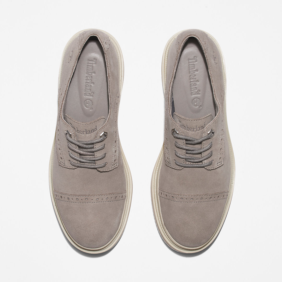 Lisbon Lane Brogue Oxford Shoe for Women in Grey Timberland On Sale