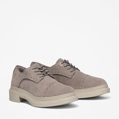 Lisbon Lane Brogue Oxford Shoe for Women in Grey Timberland On Sale