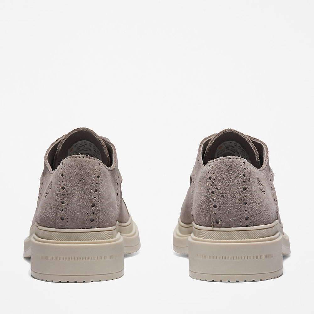 Lisbon Lane Brogue Oxford Shoe for Women in Grey Timberland On Sale