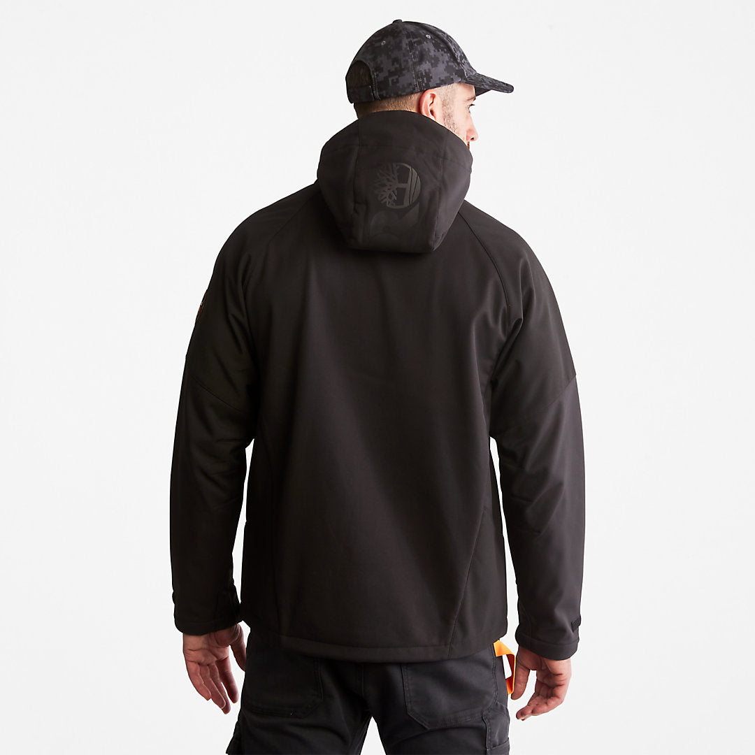 Timberland PRO® Power Zip Hooded Softshell Jacket for Men in Black Timberland For Sale