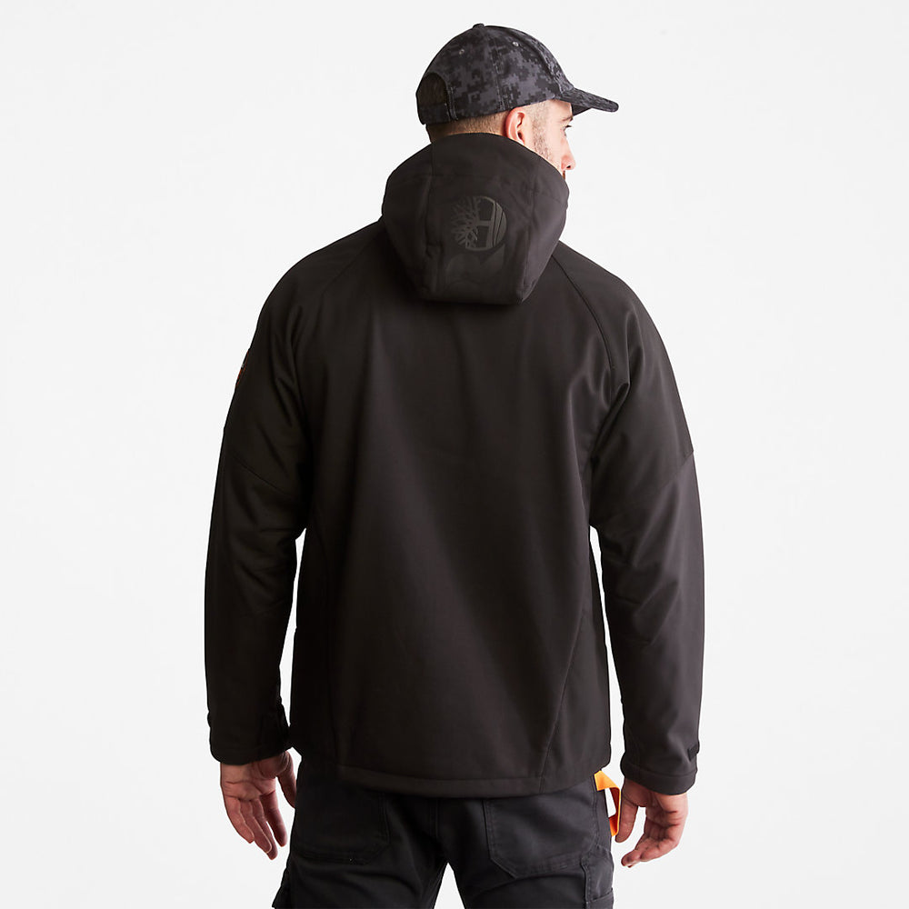 Timberland PRO® Power Zip Hooded Softshell Jacket for Men in Black Timberland For Sale
