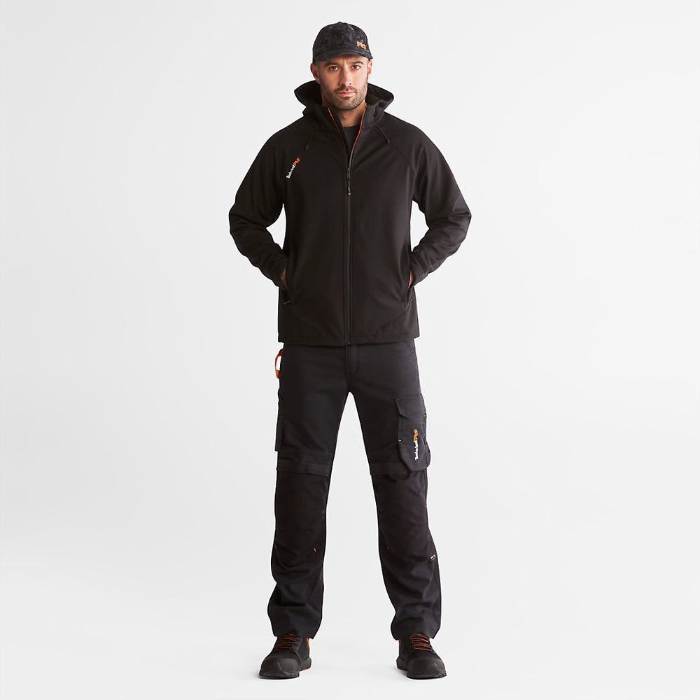 Timberland PRO® Power Zip Hooded Softshell Jacket for Men in Black Timberland For Sale
