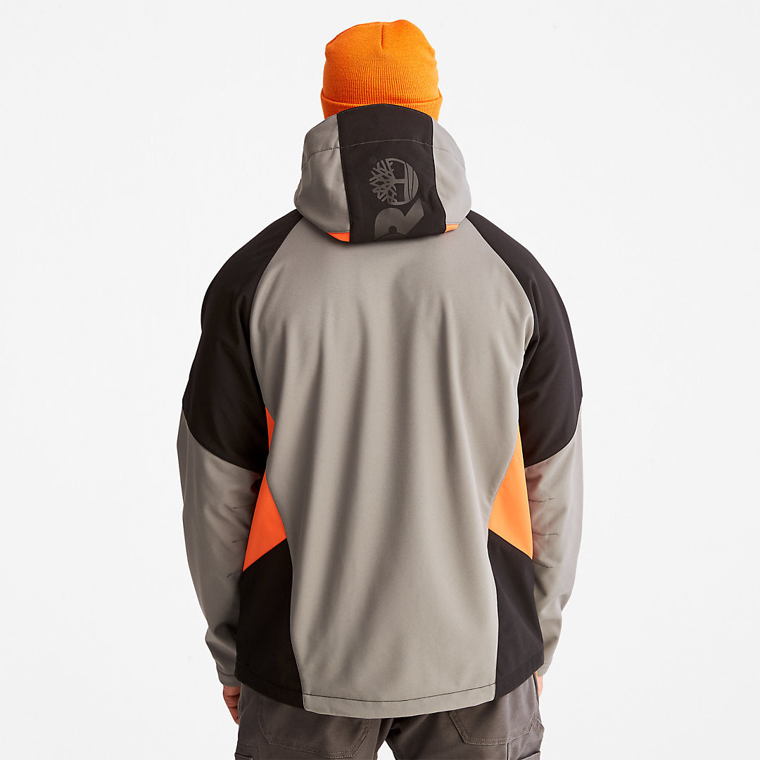 Timberland PRO® Power Zip Hooded Softshell Jacket for Men in Grey Timberland Outlet