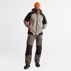 Timberland PRO® Power Zip Hooded Softshell Jacket for Men in Grey Timberland Outlet