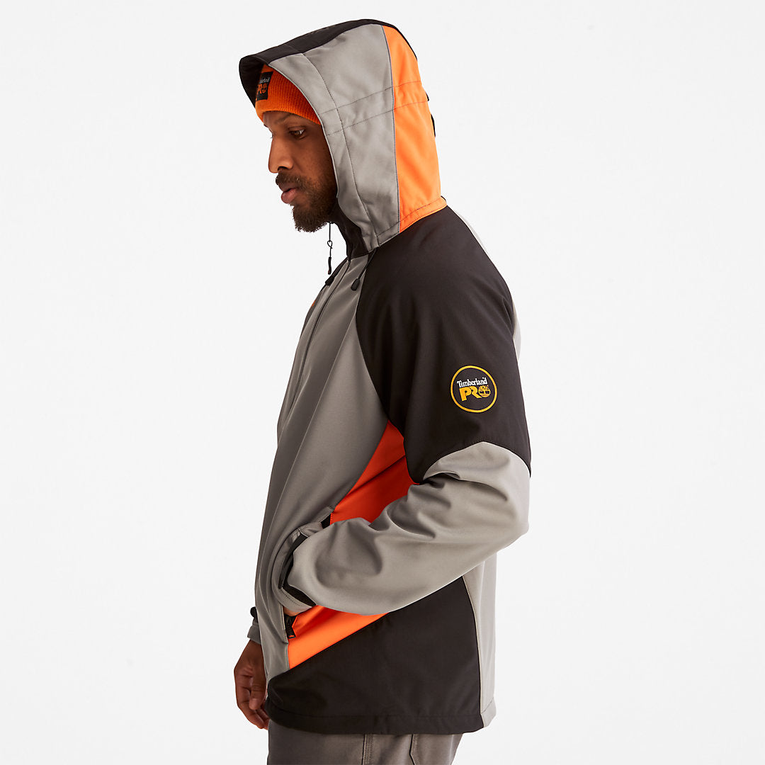 Timberland PRO® Power Zip Hooded Softshell Jacket for Men in Grey Timberland Outlet