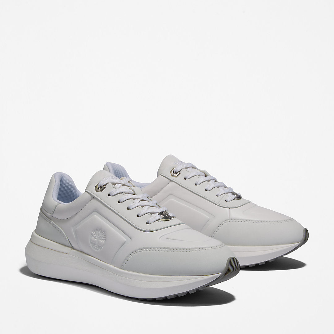 Seoul City Leather Trainer for Women in White Timberland For Sale