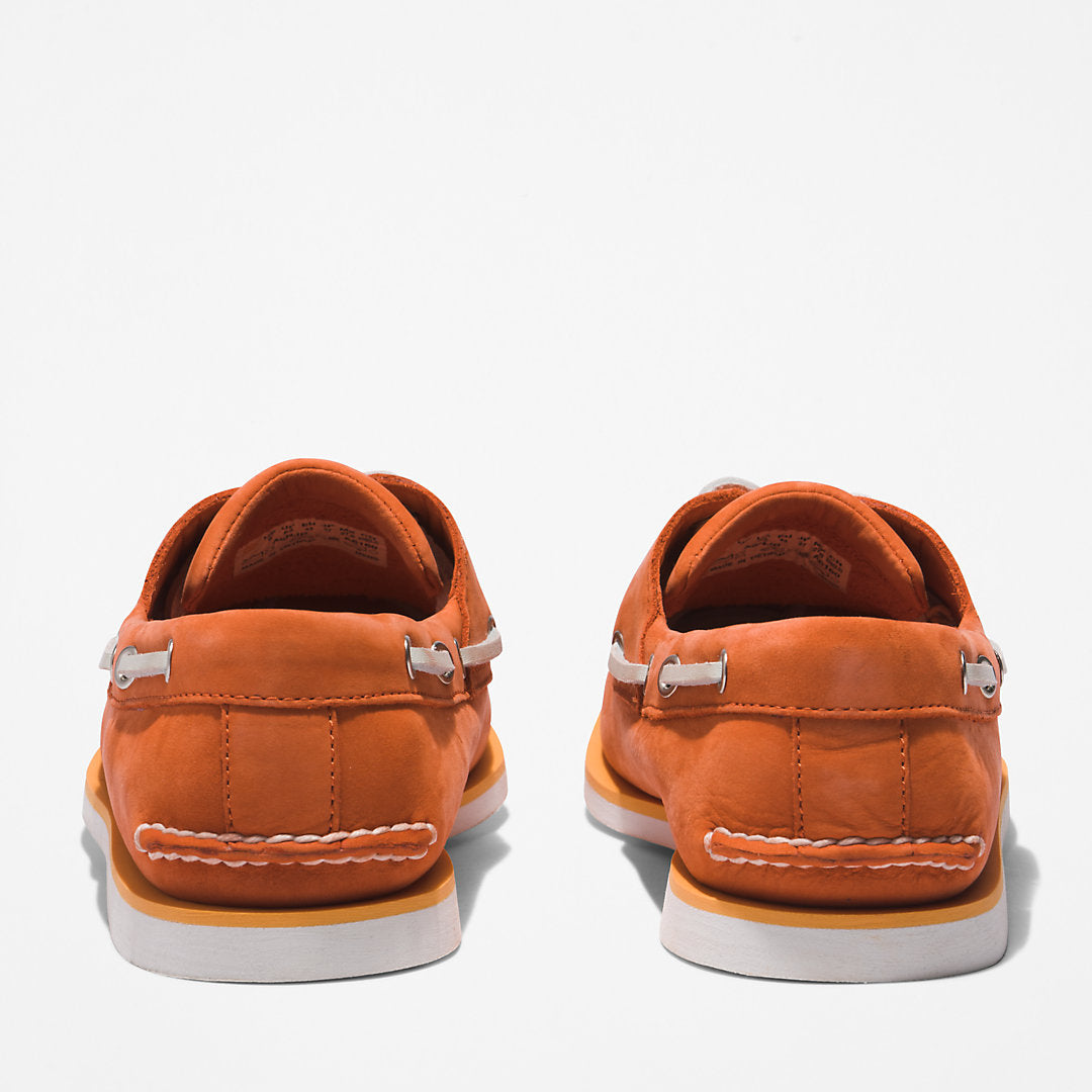 Timberland® 2-Eye Classic Boat Shoe for Men in Orange Timberland Sale