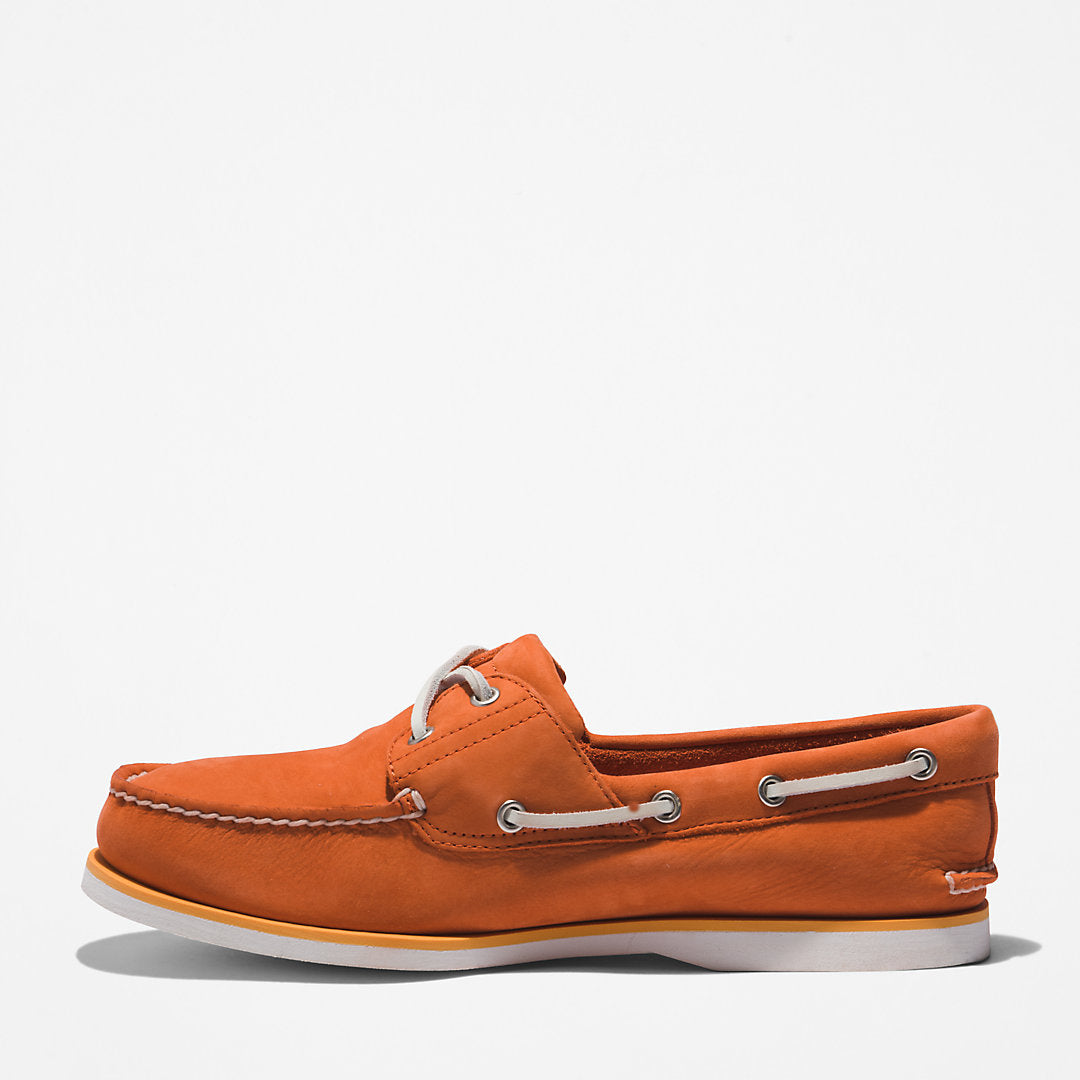 Timberland® 2-Eye Classic Boat Shoe for Men in Orange Timberland Sale